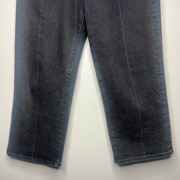 Pistola High Rise Straight Ankle Jeans in Black Size 30 Stretch High-Waisted - Picture 4 of 9